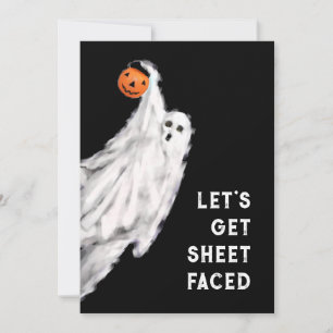 Cartes d'invitation pour soirée d'Halloween pour a