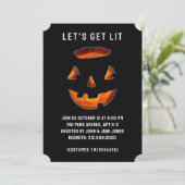 Cartes d'invitation pour soirée d'Halloween pour a (Debout devant)