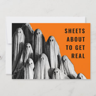 Cartes d'invitation pour soirée d'Halloween pour a