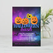 Cartes d'invitation pour soirée Halloween (Debout devant)