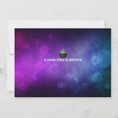 Cartes d'invitation pour soirée Halloween (Dos)