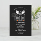 Cartes d'invitation pour soirée Halloween (Debout devant)