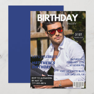 Cartes d'invitation pour son 31e anniversaire Maga