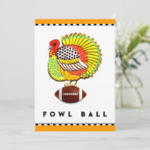 Cartes d'invitation pour Thanksgiving (Debout devant)