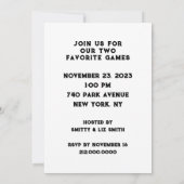 Cartes d'invitation pour Thanksgiving (Dos)