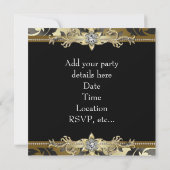Cartes d'invitation pour toutes occasions avec dam (Dos)
