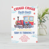 Cartes d'invitation pour train (Debout devant)