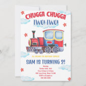 Cartes d'invitation pour train (Devant)