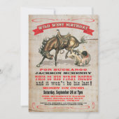 Cartes d'invitation pour un 1er anniversaire sur l (Devant)