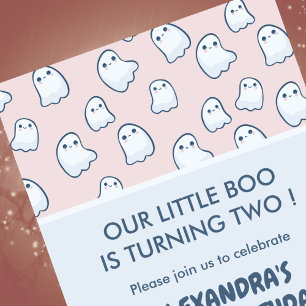 Cartes d'invitation pour un 2ème anniversaire Hall