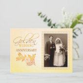 Cartes d'invitation pour un 50e anniversaire de ma (Debout devant)