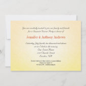 Cartes d'invitation pour un 50e anniversaire de ma (Dos)