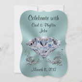 Cartes d'invitation pour un 60e anniversaire de ma (Devant)