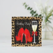 Cartes d'invitation pour un anniversaire avec des (Debout devant)