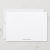 Cartes d'invitation pour un anniversaire de mariag (Dos)