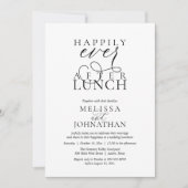 Cartes d'invitation pour un déjeuner de mariage, É (Devant)