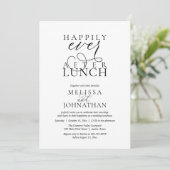 Cartes d'invitation pour un déjeuner de mariage, É (Debout devant)