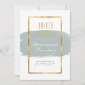 Cartes d'invitation pour un déjeuner-thé-brunch de (Devant)