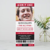 Cartes d'invitation pour un enterrement de vie de (Debout devant)