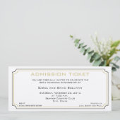 Cartes d'invitation pour un jubilé d'or (Debout devant)