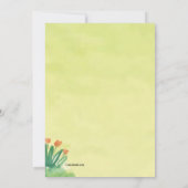 Cartes d'invitation pour un pique-nique (Dos)