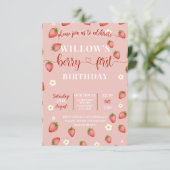 Cartes d'invitation pour un premier anniversaire s (Debout devant)