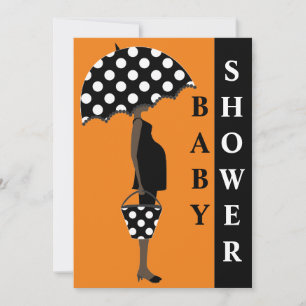Cartes d'invitation pour une Baby Shower à pois {O