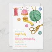 Cartes d'invitation pour une fête artisanale (Devant)