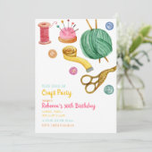 Cartes d'invitation pour une fête artisanale (Debout devant)