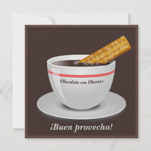 Cartes d'invitation pour une fête au Chocolat et C