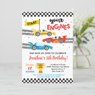 Cartes d'invitation pour une fête d'anniversaire