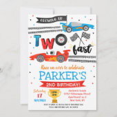 Cartes d'invitation pour une fête d'anniversaire (Devant)