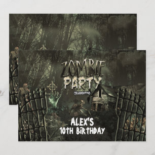 Cartes d'invitation pour une fête d'anniversaire a