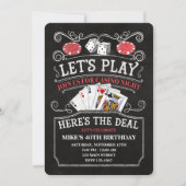 Cartes d'invitation pour une fête d'anniversaire a (Devant)