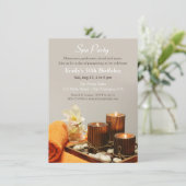 Cartes d'invitation pour une fête d'anniversaire a (Debout devant)