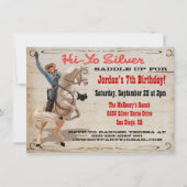 Cartes d'invitation pour une fête d'anniversaire C (Devant)