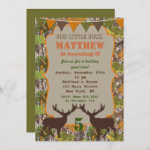 Cartes d'invitation pour une fête d'anniversaire c (Devant / Derrière)