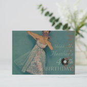 Cartes d'invitation pour une fête d'anniversaire d (Debout devant)