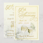 Cartes d'invitation pour une fête d'anniversaire d (Devant / Derrière)