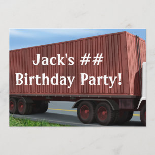 Cartes d'invitation pour une fête d'anniversaire d
