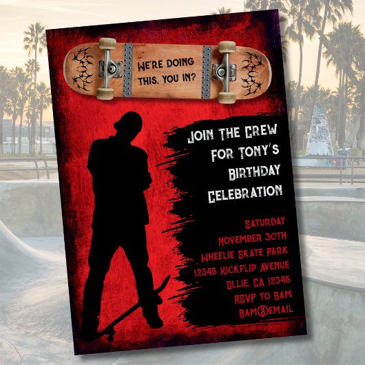 Cartes d'invitation pour une fête d'anniversaire d
