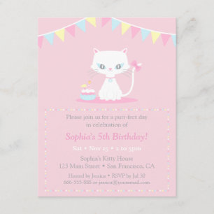 Cartes d'invitation pour une fête d'anniversaire d