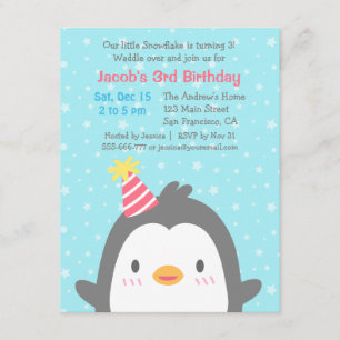 Cartes d'invitation pour une fête d'anniversaire e