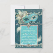 Cartes d'invitation pour une fête d'anniversaire e (Devant)