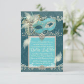 Cartes d'invitation pour une fête d'anniversaire e (Debout devant)