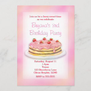Cartes d'invitation pour une fête d'anniversaire G