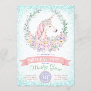 Cartes d'invitation pour une fête d'anniversaire L