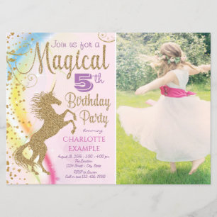 Cartes d'invitation pour une fête d'anniversaire L