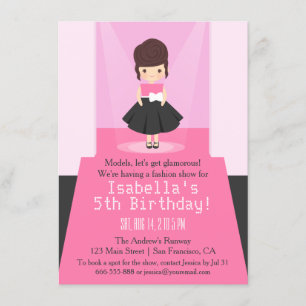 Cartes d'invitation pour une fête d'anniversaire s