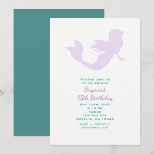 Cartes d'invitation pour une fête d'anniversaire s